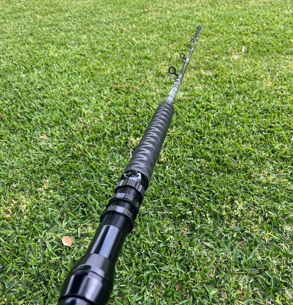 Custom Marbled Land Based Shark Fishing (LBSF) Rods by Shark Fishing W ...