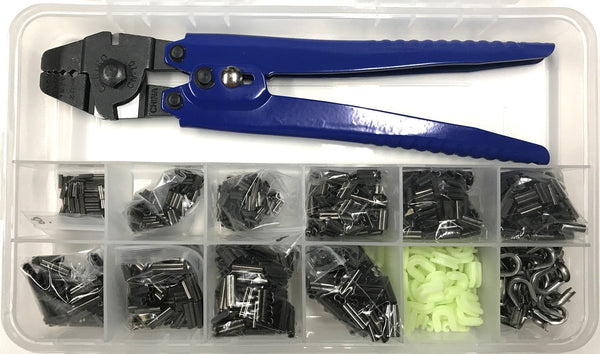 Master Rigging Kit (Crimper, Copper Crimps and Thimbles)