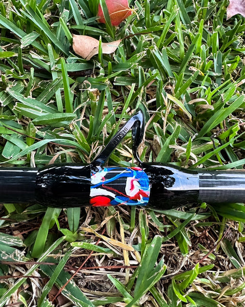 Custom Marbled Land Based Shark Fishing (LBSF) Rods by Shark Fishing W ...