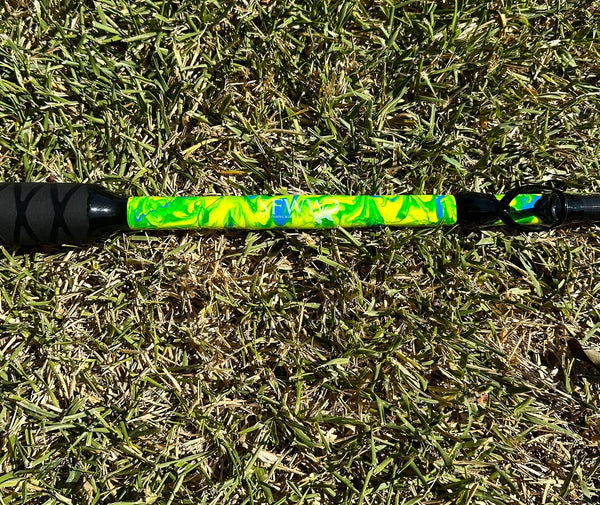 Custom Marbled Land Based Shark Fishing (LBSF) Rods by Shark Fishing W ...