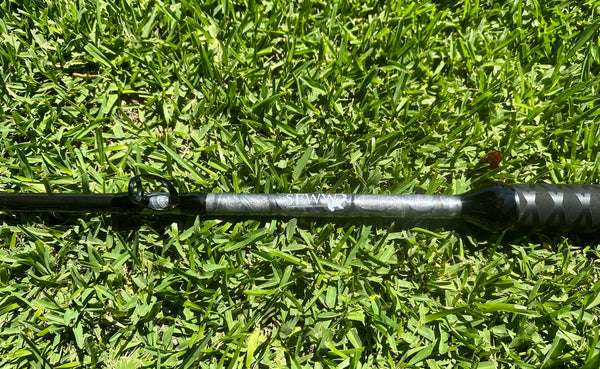 Custom Marbled Land Based Shark Fishing (LBSF) Rods by Shark Fishing W ...