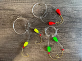 "The Basics" Surf Fishing Rigs (3-Pack) - Bait / Pompano / Small Game Fishing